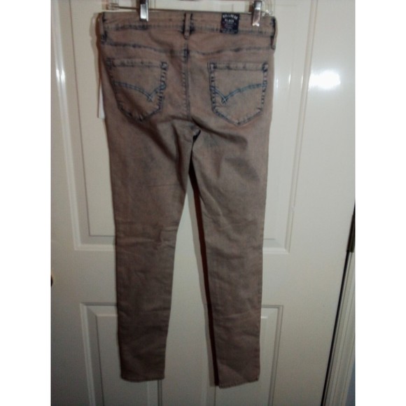 Juniors Pac Sun Oyster Gray Skinniest Denim‎ Jeans New With Tags Size 9 - Picture 9 of 16